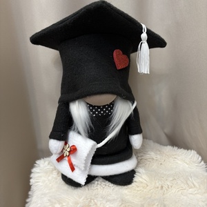 Ballagó manólány .Fekete  , Otthon & Életmód, Dekoráció, Asztal és polc dekoráció, Asztaldísz, Varrás, MESKA