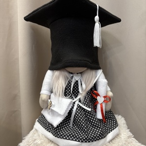 Ballagó manólány Fekete, Otthon & Életmód, Dekoráció, Asztal és polc dekoráció, Asztaldísz, Varrás, MESKA