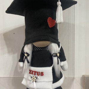 Ballagó manólány Fekete, Otthon & Életmód, Dekoráció, Asztal és polc dekoráció, Asztaldísz, Varrás, MESKA