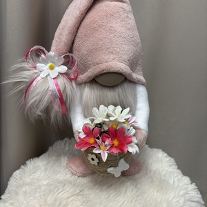 Tavaszi manófiú -Rózsaszín - Meska.hu