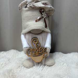 Kávés manó - Meska.hu