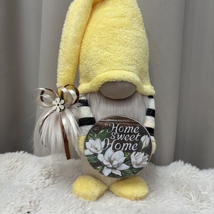 Tavaszi manó. Sárga - Meska.hu