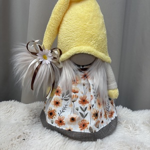 Tavaszi manólány. Sárga - Meska.hu