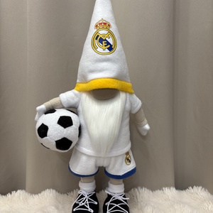 Álló Focis manó   Real Madrid  50 cm - Meska.hu