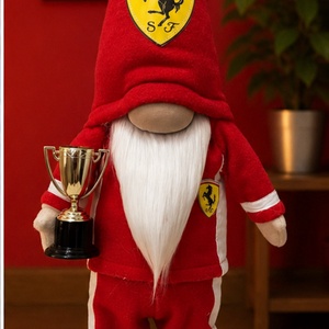 Ferrari manó.  50 cm, Otthon & Életmód, Dekoráció, Manók, Varrás, MESKA