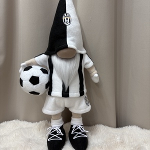 Álló Focis manó   Juventus. Rendelesre, Otthon & Életmód, Dekoráció, Manók, Varrás, MESKA