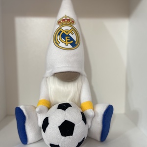 Ülő. Focis manó   Real Madrid  - Meska.hu