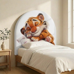 Tigris � Prémium Kárpitozott Falvédő és Gyerek Ágyvég (100x100 cm), Baba - mama, Babaszoba dekoráció, Falvédő gyerekszobába, , MESKA