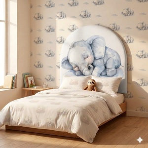 Álomszuszék Elfi �� � Textil falpanel kárpitozott gyerekszoba falvédő és ágyvég (100x100 cm) - baba - mama - babaszoba dekoráció - falvédő gyerekszobába - Meska.hu