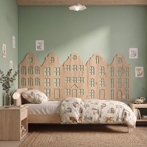 Falvédő Szett 200 cm-es ágyhoz � Gdansk Sonoma Tölgy Lézervágott HDF (200x75 cm, 5 db) - Meska.hu