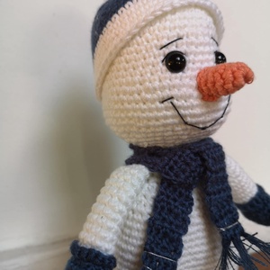 Hóember, hópehely - karácsony - karácsonyi lakásdekoráció - karácsonyi manók, figurák - Meska.hu