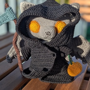 Amigurumi A kaszás macska  - Meska.hu