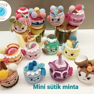 Horgolt mini sütik mintaleírása - játék & sport - szerepjáték - Meska.hu