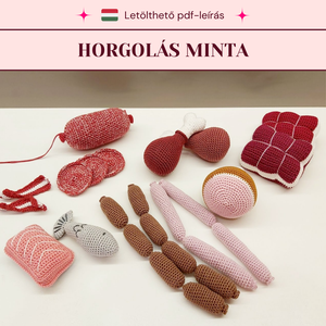 Horgolt hús termékek minta, DIY (Csináld magad), Szabásminta, útmutató, Horgolási minta, Horgolás, MESKA