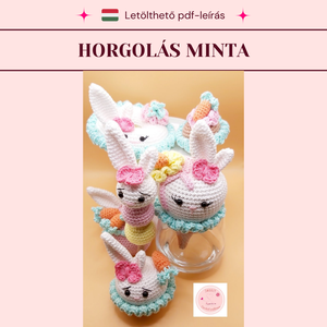 Horgolt Húsvéti édességek mintaleírásai, Otthon & Életmód, Dekoráció, Asztal és polc dekoráció, Asztaldísz, Horgolás, MESKA