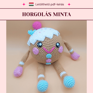Horgolt gömb mézi mintaleírás - Meska.hu