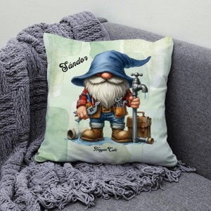 Névvel kérhető - Szerelő Ezermester manó mintás párna - otthon & életmód - lakástextil - párna & párnahuzat - díszpárna (belsővel együtt) - Meska.hu