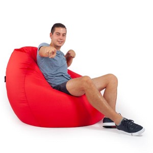 Piros Kültéri XXL Babzsákfotel, , , MESKA
