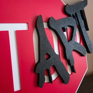 Stop/StART Fali Dísztábla - otthon & életmód - dekoráció - kép & falikép - plakát - Meska.hu