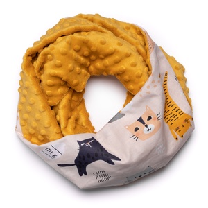 Cicás téli körsál minky polár béléssel  - Meska.hu
