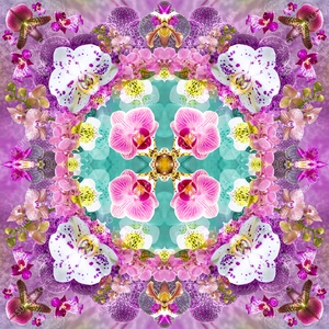 EXOTIKALEIDOSCOPE: ORCHIDEÁK - otthon & életmód - dekoráció - kép & falikép - vászonkép - Meska.hu