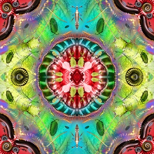 EXOTIKALEIDOSCOPE: ÍZELTLÁBÚAK - otthon & életmód - dekoráció - kép & falikép - vászonkép - Meska.hu
