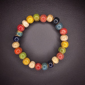 Karkötő: kerámia gyöngyökből #2, Ékszer, Karkötő, Gyöngyös karkötő, Gyöngyfűzés, gyöngyhímzés, MESKA