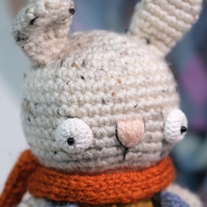 Horgolt Nyuszi - játék & sport - plüssállat & játékfigura - nyuszi - Meska.hu