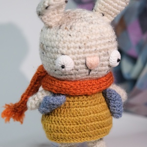 Horgolt Nyuszi - játék & sport - plüssállat & játékfigura - nyuszi - Meska.hu