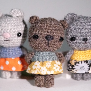 Horgolt Mini Nyuszi - játék & sport - plüssállat & játékfigura - nyuszi - Meska.hu