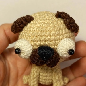 Mini Mopsz - játék & sport - plüssállat & játékfigura - kutya - Meska.hu