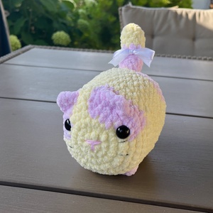 Sunny Cica - kézzel horgolt plüss macska (amigurumi), Játék & Sport, Plüssállat & Játékfigura, Cica, Horgolás, Hímzés, MESKA