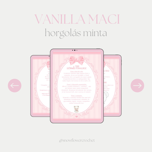 �Vanilla Maci horgolás leírás (haladóknak) amigurumi - diy (csináld magad) - szabásminta, útmutató - horgolási minta - Meska.hu