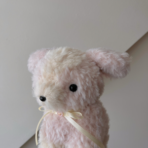 �Milky kutyus plüss, horgolt, pasztell színekben, coquette soft stílusban - játék & sport - plüssállat & játékfigura - kutya - Meska.hu