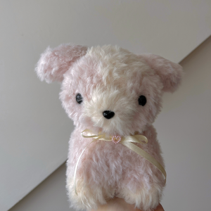 �Milky kutyus plüss, horgolt, pasztell színekben, coquette soft stílusban, Játék & Sport, Plüssállat & Játékfigura, Kutya, Horgolás, MESKA