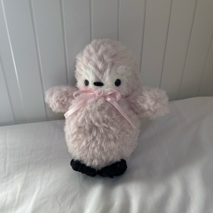 Snowberry Pingvin horgolt amigurumi plüss pingvin, szőrmés, extra puha dekoráció - játék & sport - plüssállat & játékfigura - pingvin - Meska.hu