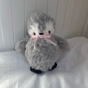 Snowberry Pingvin horgolt amigurumi plüss pingvin, szőrmés, extra puha dekoráció - játék & sport - plüssállat & játékfigura - pingvin - Meska.hu