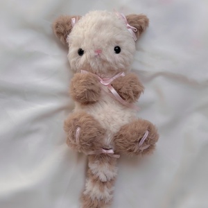 �Luna cica - plüss cica, amigurumi, horgolt plüssállat, macska, Játék & Sport, Plüssállat & Játékfigura, Cica, Horgolás, Varrás, MESKA