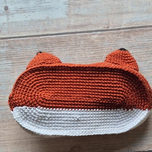 Horgolt rókás szemüvegtartó MINTA - diy (csináld magad) - szabásminta, útmutató - horgolási minta - Meska.hu