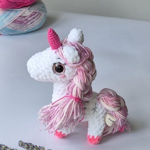 PinkyWinky mini póni unikornis horgolásminta - diy (csináld magad) - szabásminta, útmutató - horgolási minta - Meska.hu