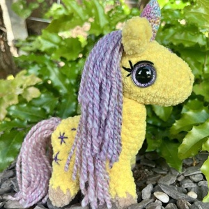 PinkyWinky mini póni unikornis horgolásminta - diy (csináld magad) - szabásminta, útmutató - horgolási minta - Meska.hu