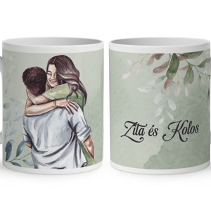 Névvel kérhető - Már nagyon vártalak! mintás bögre, Otthon & Életmód, Konyhafelszerelés, tálalás, Tálalás, Bögre & Csésze, , MESKA