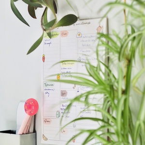 Bevásárlólista és menütervező, A5ös  jegyzettömb - otthon & életmód - papír, írószer - naptár & tervező - Meska.hu