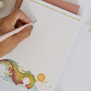 Inspirációs, A5ös  jegyzettömb - otthon & életmód - papír, írószer - naptár & tervező - Meska.hu