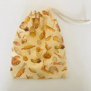 Zsinóros vászonzsák - péksütis -  - Meska.hu