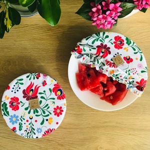 Mosható textil edényfedő szett - matyo design - otthon & életmód - konyhafelszerelés, tálalás - konyhai textil - edényfogó & edényfedő - Meska.hu