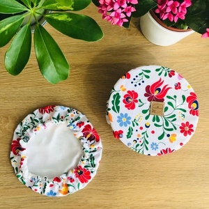 Mosható textil edényfedő szett - matyo design - otthon & életmód - konyhafelszerelés, tálalás - konyhai textil - edényfogó & edényfedő - Meska.hu