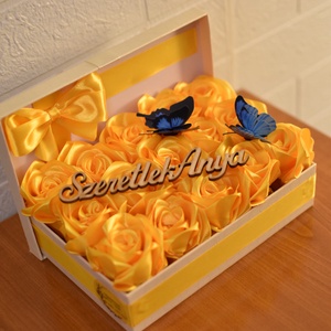 Örök Rózsabox - otthon & életmód - dekoráció - asztal és polc dekoráció - díszdoboz - Meska.hu