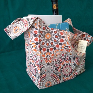 Összehajtogatható bevásárló táska - táska & tok - bevásárlás & shopper táska - shopper, textiltáska, szatyor - Meska.hu