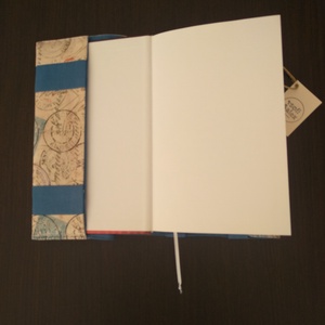 Textil könyvborító - otthon & életmód - papír, írószer - könyv- és füzetborító - Meska.hu
